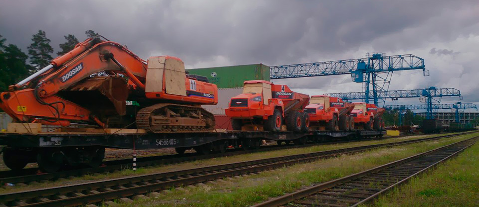 Transshipment of Mining equipment with total weight of 130t at the Terminal Shuvakish